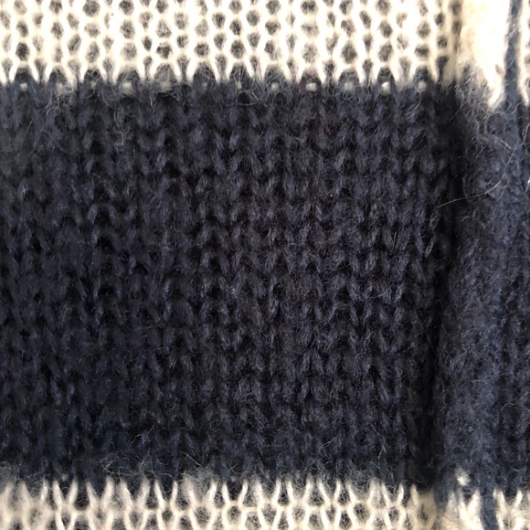 Quinn Stripe Open Front Cardigan Sweater - Picture 6 of 8